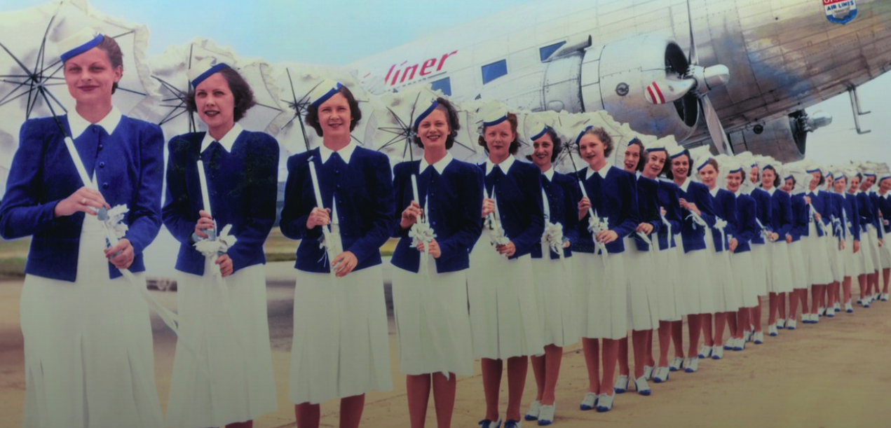 1940s air stewardess