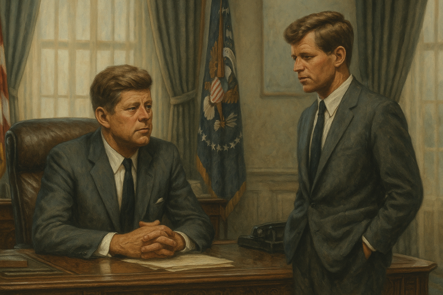 Oval Office, JFK and Bobby